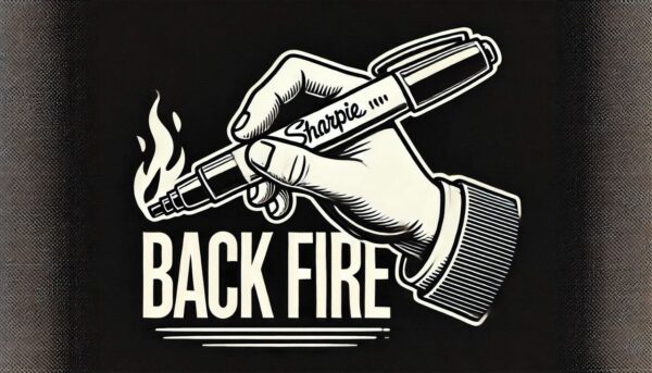 BACK FIRE by Alan Rorrison.